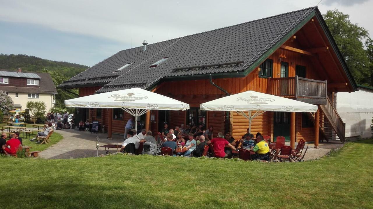 Blockhaus - Ferienwohnung Sunrise Augustusburg Zewnętrze zdjęcie