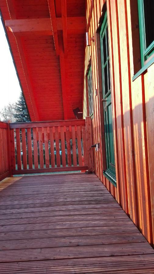 Blockhaus - Ferienwohnung Sunrise Augustusburg Zewnętrze zdjęcie