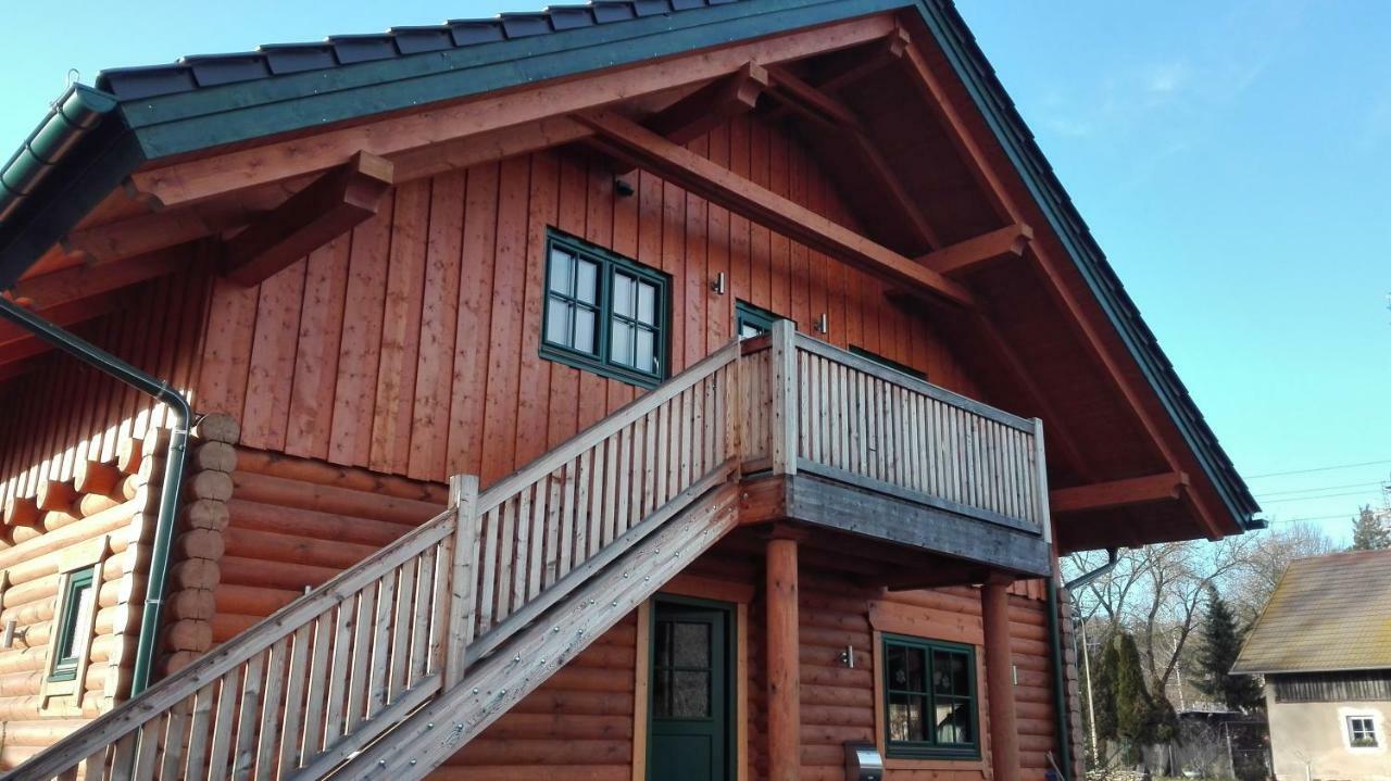 Blockhaus - Ferienwohnung Sunrise Augustusburg Zewnętrze zdjęcie